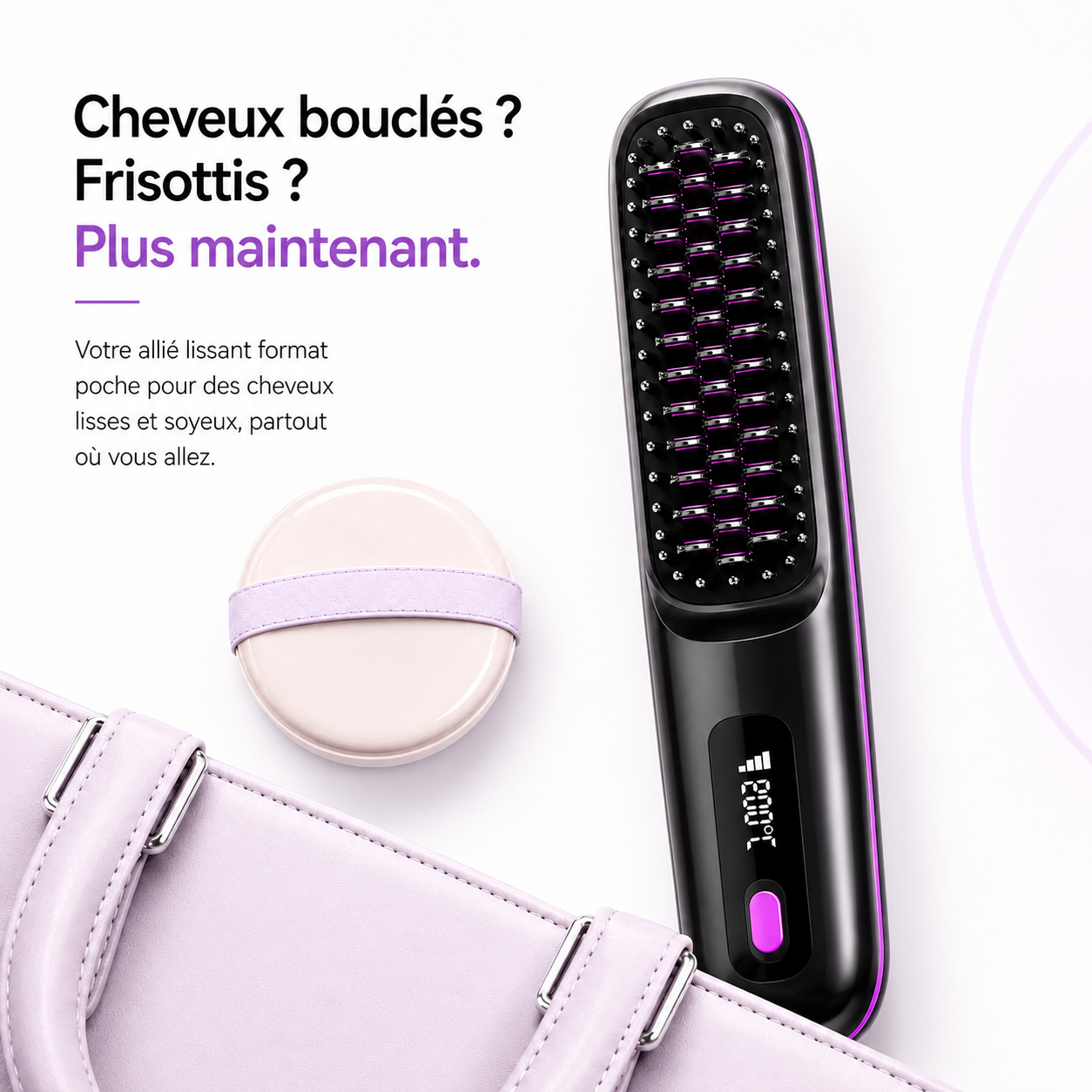 ZenchVolume™ Pro | La brosse coiffante pensée pour les cheveux courts et mi-longs