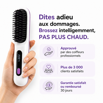ZenchVolume™ Pro | La brosse coiffante pensée pour les cheveux courts et mi-longs