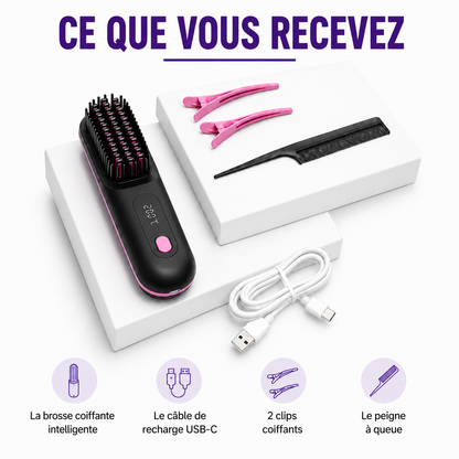ZenchVolume™ Pro | La brosse coiffante pensée pour les cheveux courts et mi-longs